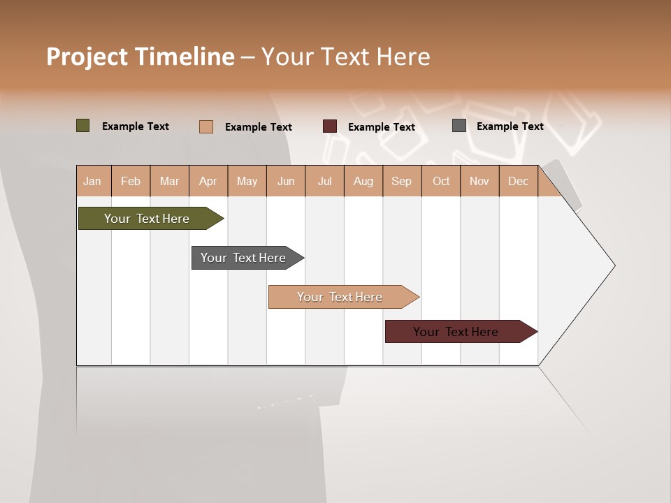Display Young Holding PowerPoint Template