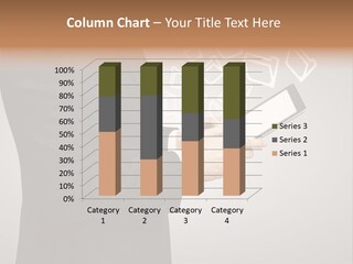 Display Young Holding PowerPoint Template