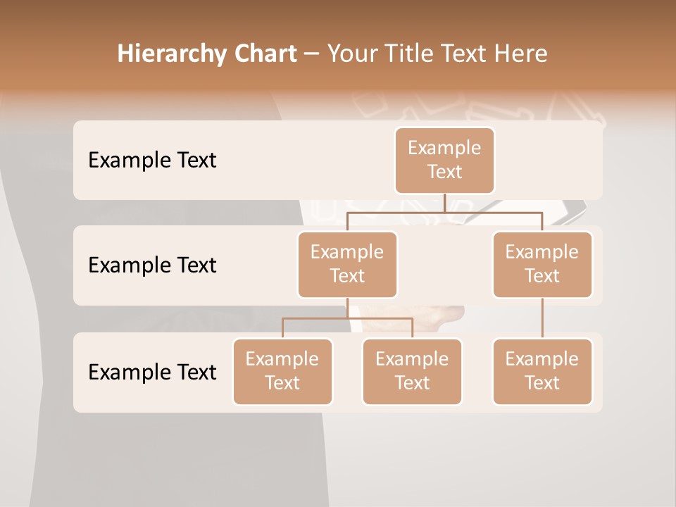 Display Young Holding PowerPoint Template
