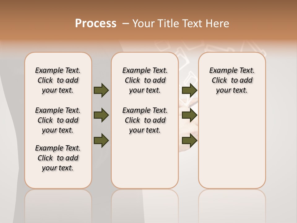 Display Young Holding PowerPoint Template