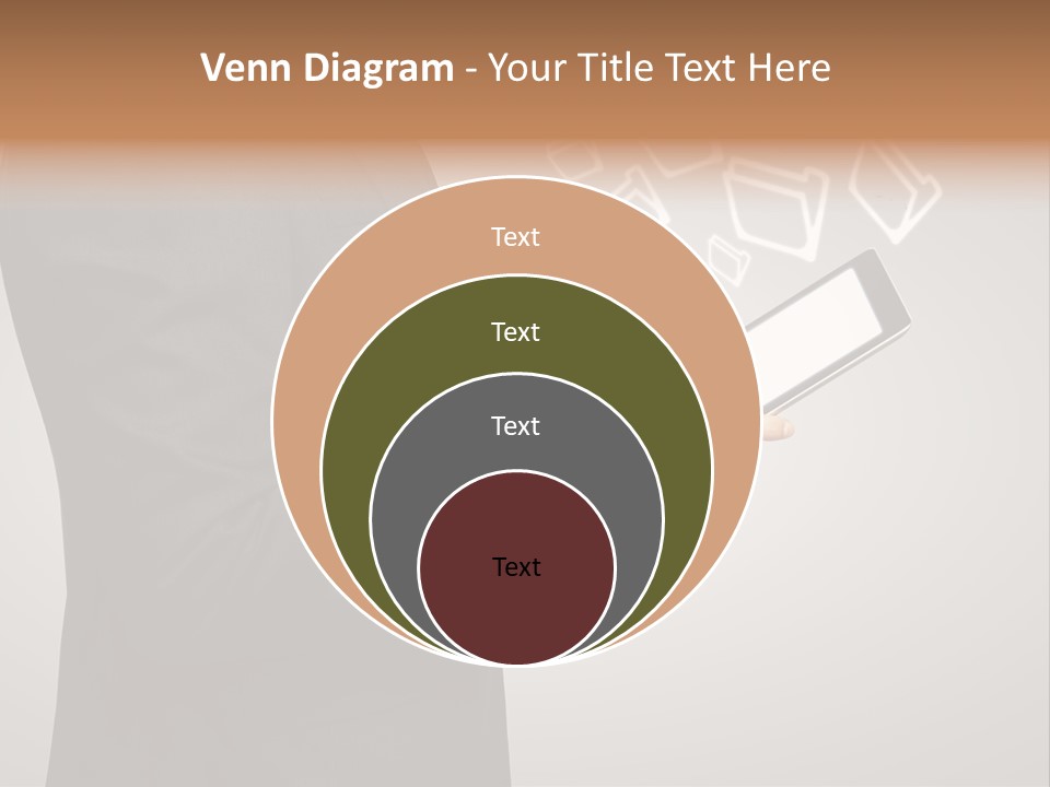 Display Young Holding PowerPoint Template