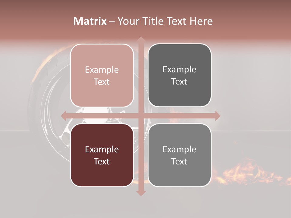 Top Fuel Motion Smoke PowerPoint Template