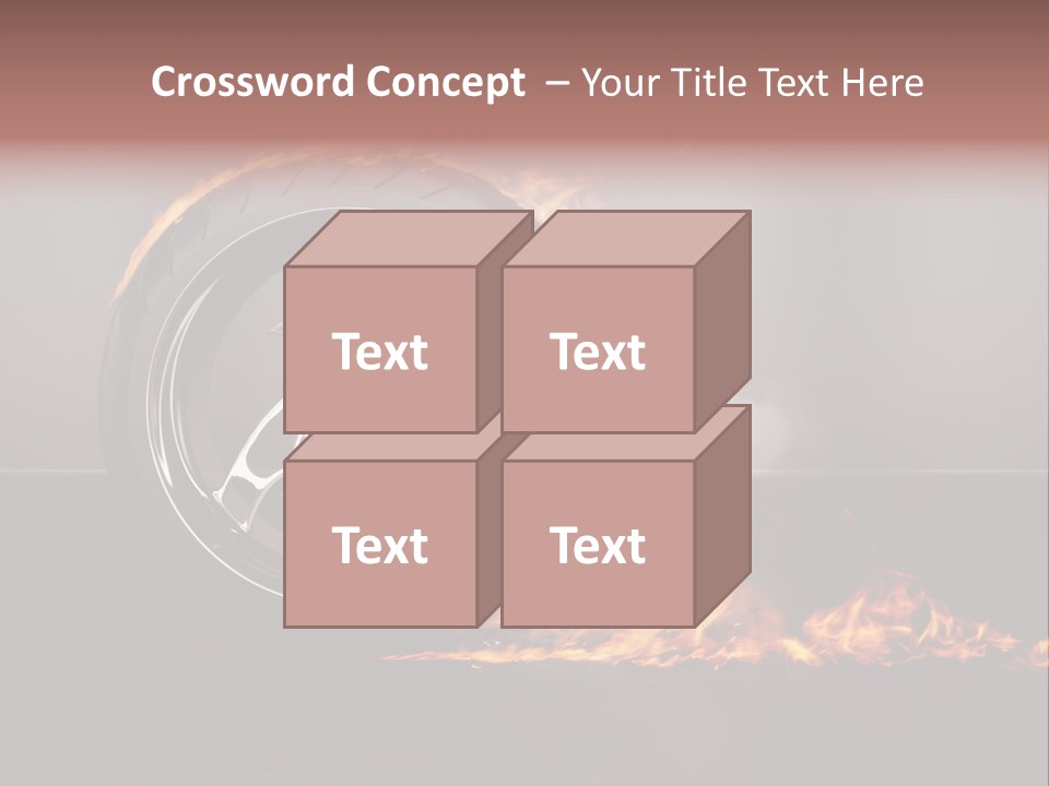 Top Fuel Motion Smoke PowerPoint Template