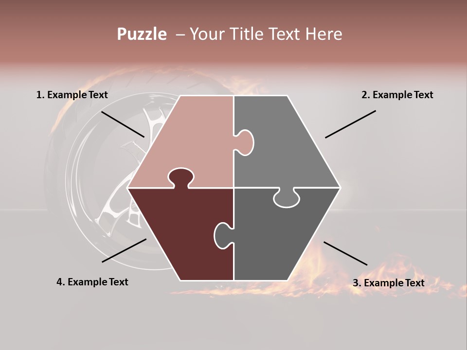 Top Fuel Motion Smoke PowerPoint Template