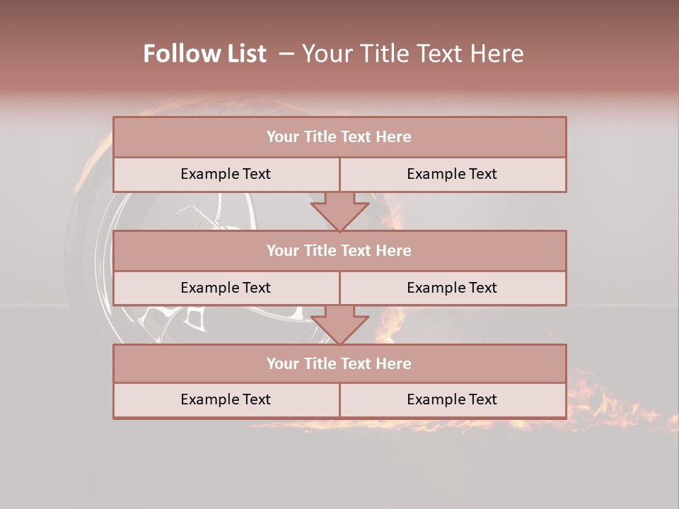 Top Fuel Motion Smoke PowerPoint Template