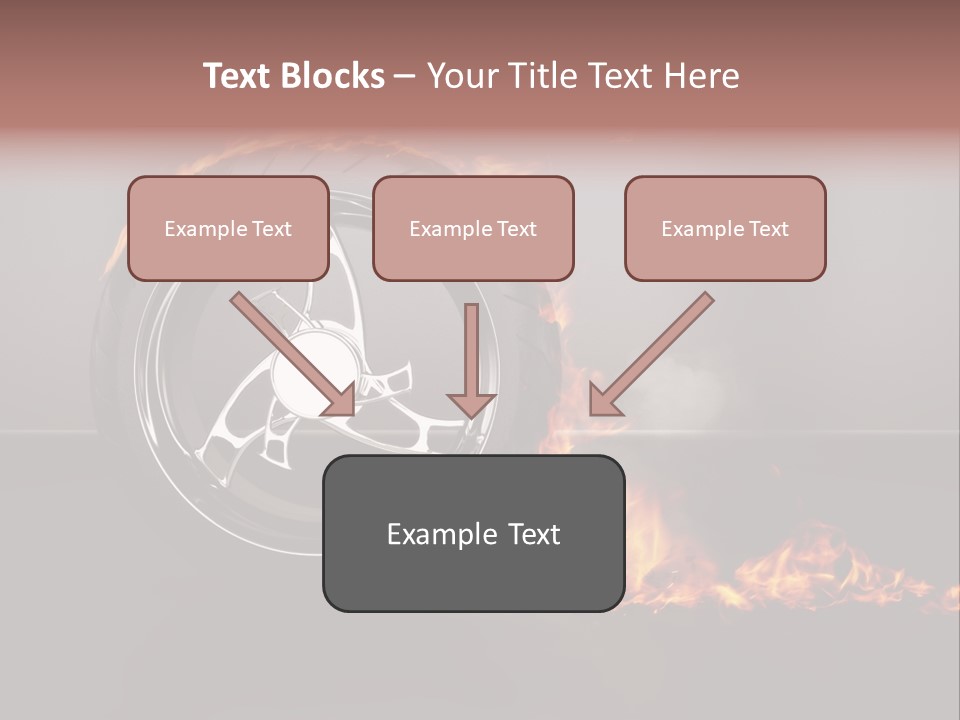 Top Fuel Motion Smoke PowerPoint Template