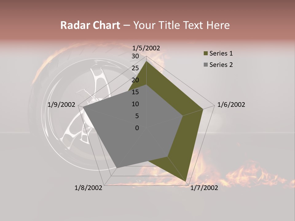 Top Fuel Motion Smoke PowerPoint Template