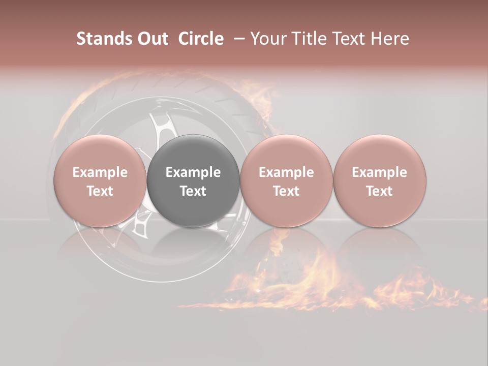 Top Fuel Motion Smoke PowerPoint Template