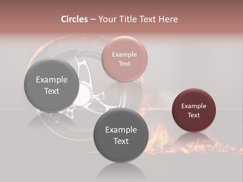 Top Fuel Motion Smoke PowerPoint Template