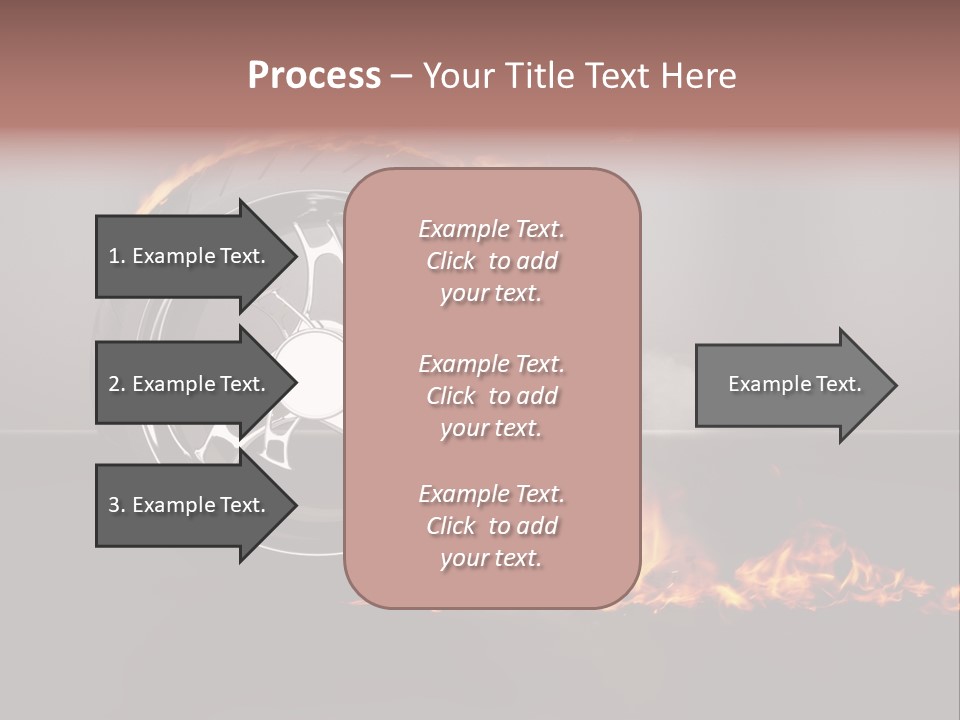 Top Fuel Motion Smoke PowerPoint Template