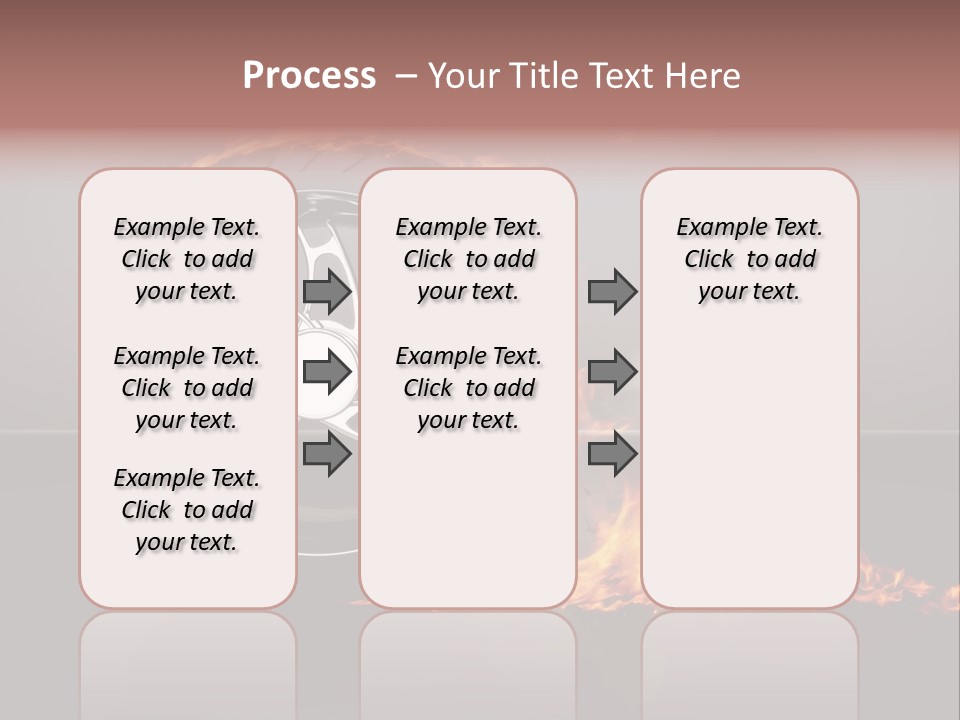Top Fuel Motion Smoke PowerPoint Template