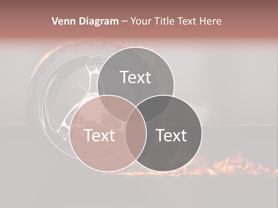 Top Fuel Motion Smoke PowerPoint Template