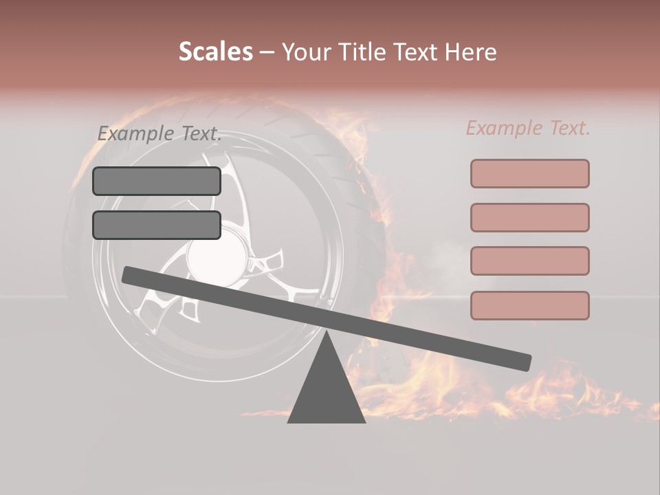 Top Fuel Motion Smoke PowerPoint Template