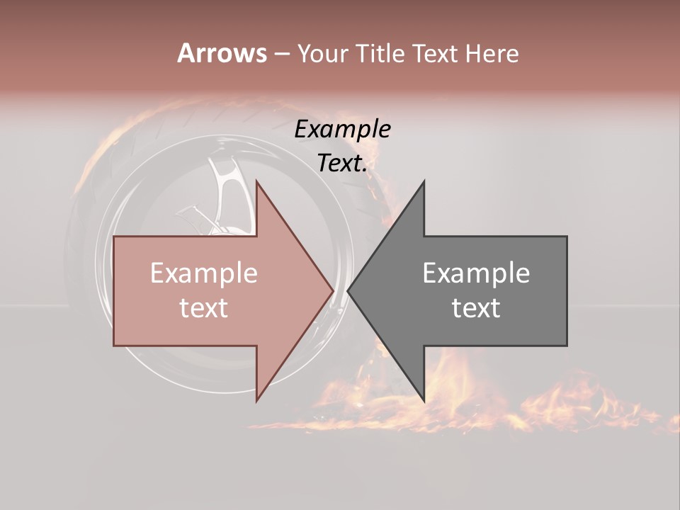 Top Fuel Motion Smoke PowerPoint Template