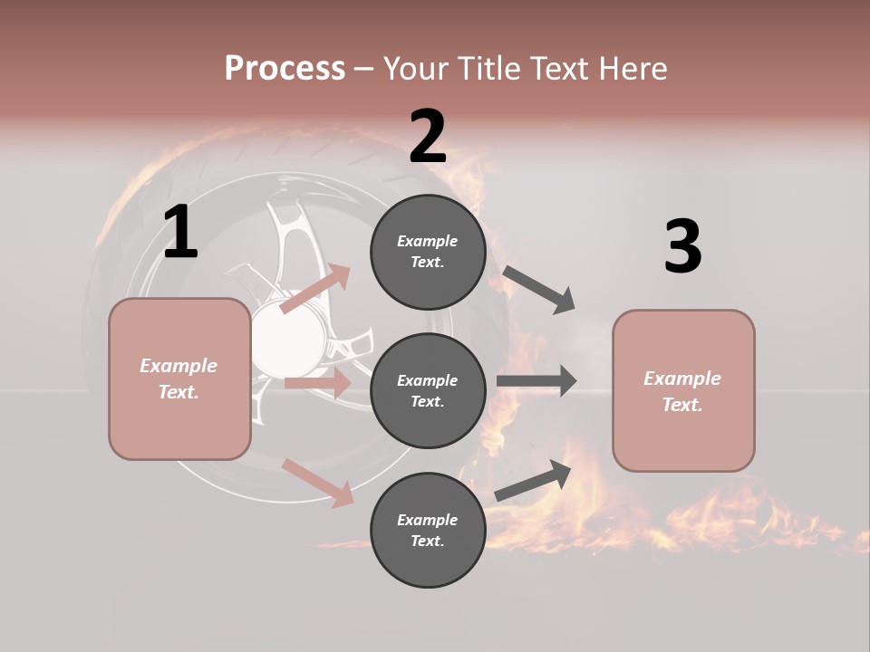 Top Fuel Motion Smoke PowerPoint Template