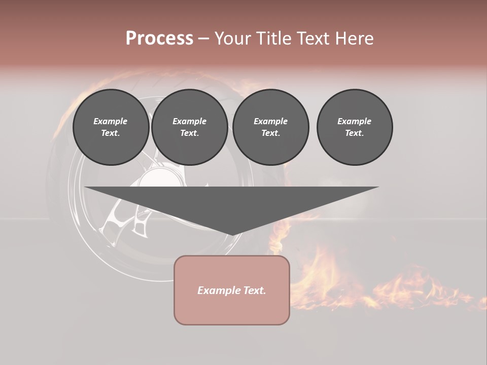 Top Fuel Motion Smoke PowerPoint Template