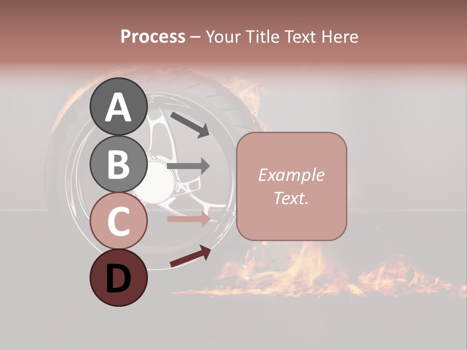 Top Fuel Motion Smoke PowerPoint Template