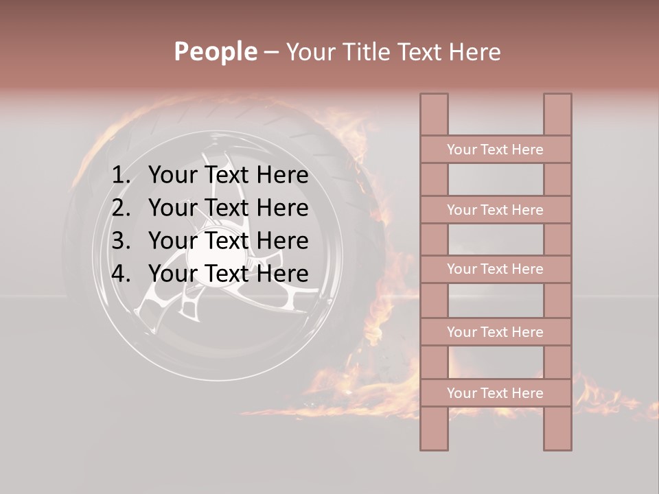 Top Fuel Motion Smoke PowerPoint Template
