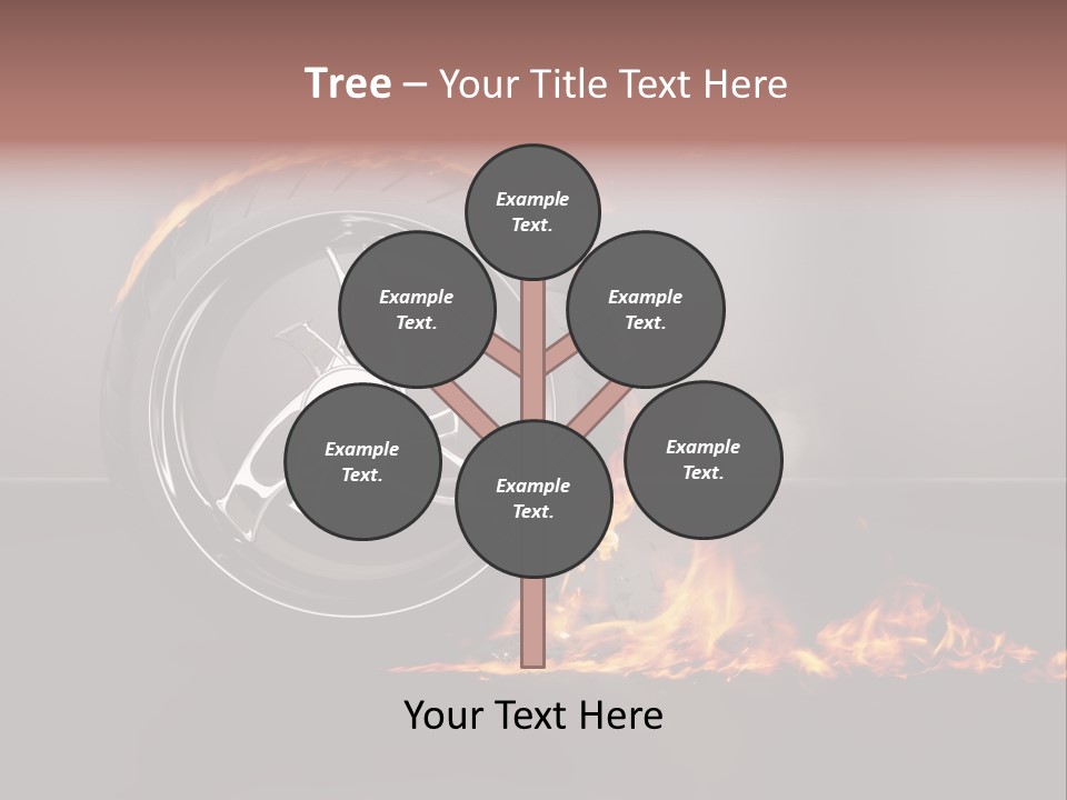 Top Fuel Motion Smoke PowerPoint Template