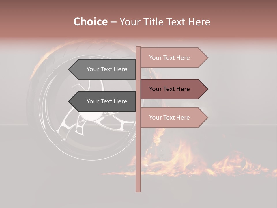 Top Fuel Motion Smoke PowerPoint Template