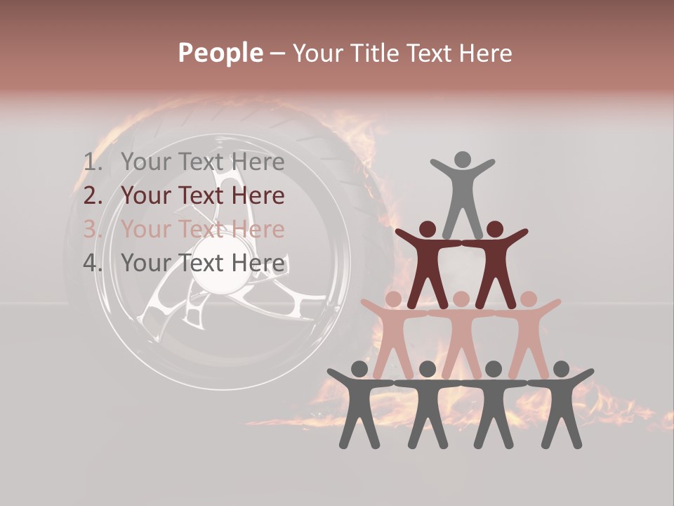 Top Fuel Motion Smoke PowerPoint Template