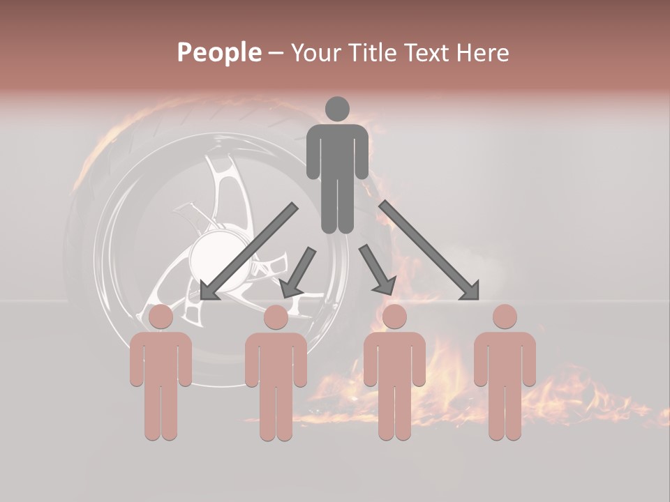 Top Fuel Motion Smoke PowerPoint Template