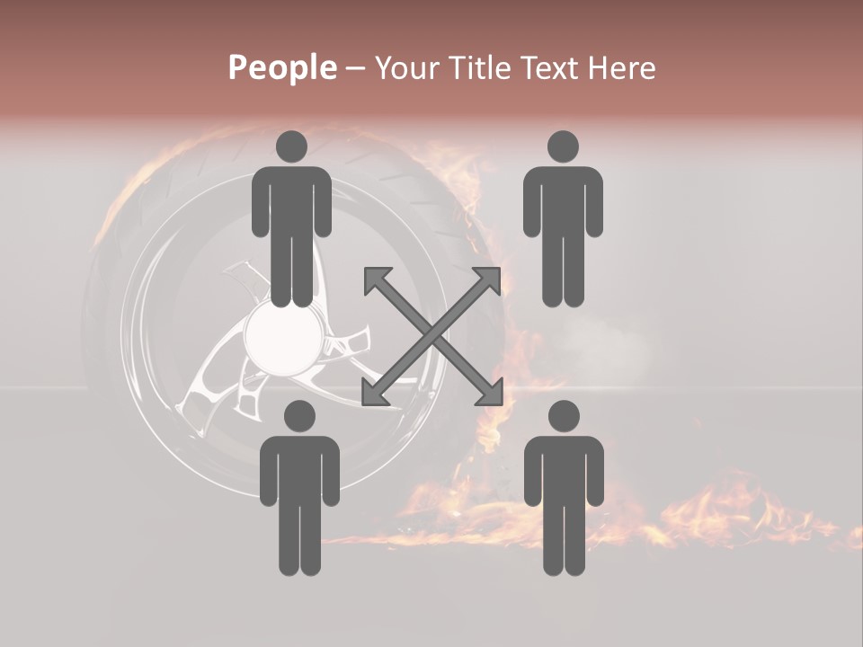 Top Fuel Motion Smoke PowerPoint Template