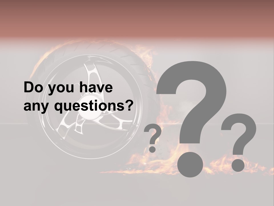 Top Fuel Motion Smoke PowerPoint Template