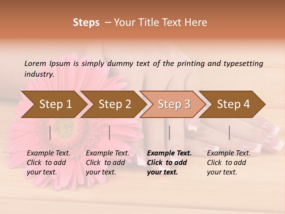 Fresh Forefinger Aroma PowerPoint Template