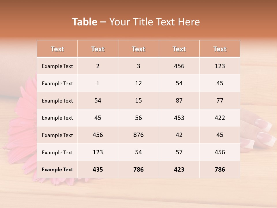 Fresh Forefinger Aroma PowerPoint Template