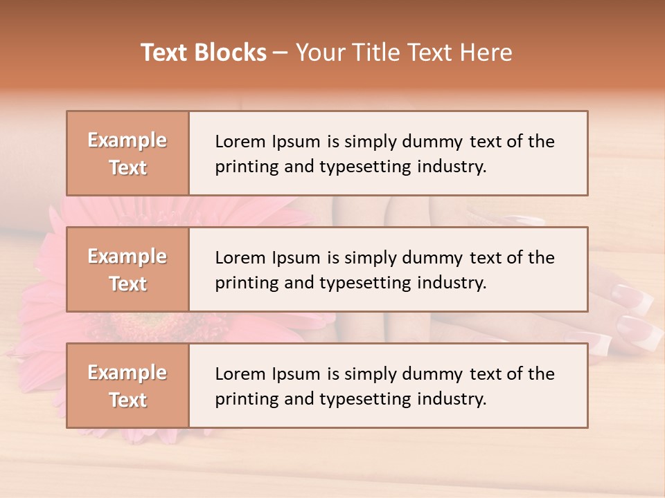 Fresh Forefinger Aroma PowerPoint Template