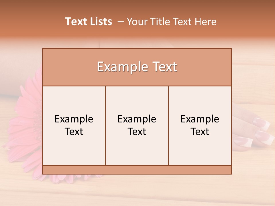 Fresh Forefinger Aroma PowerPoint Template