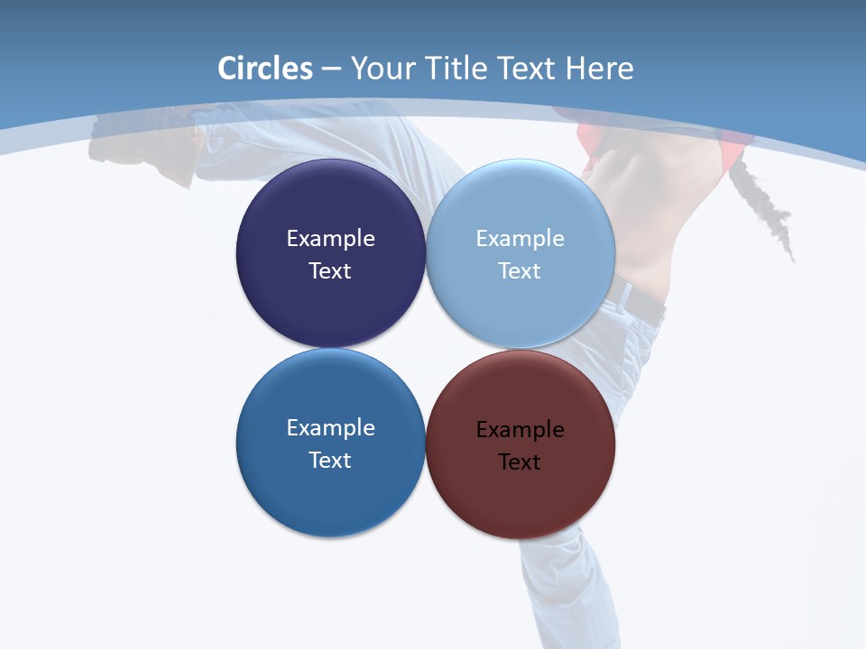 Style Jump Flexibility PowerPoint Template