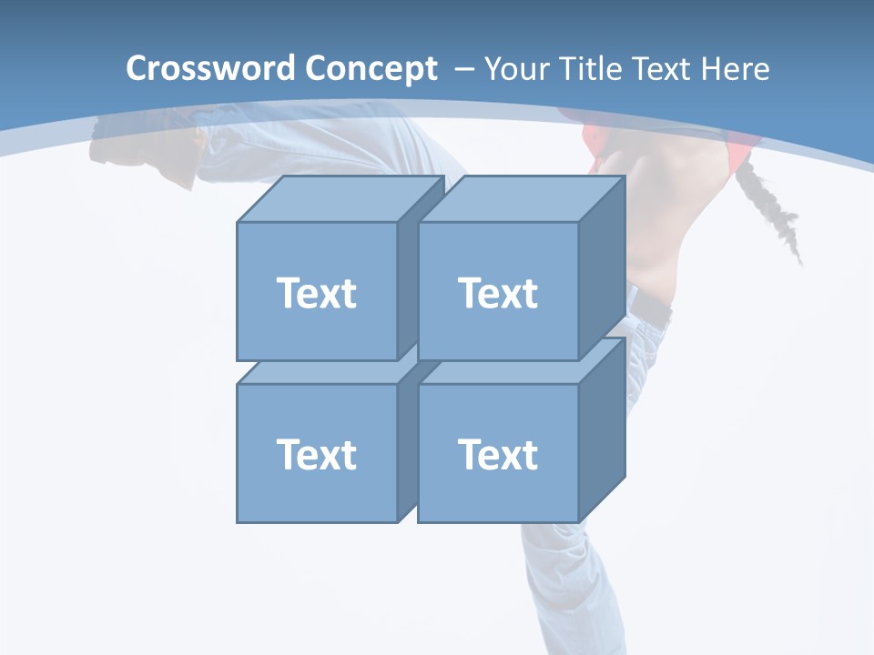 Style Jump Flexibility PowerPoint Template