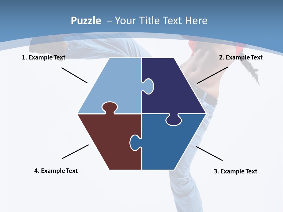 Style Jump Flexibility PowerPoint Template