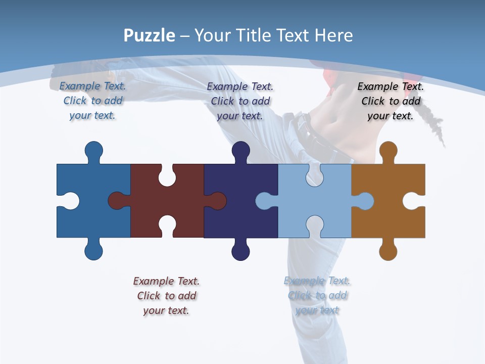 Style Jump Flexibility PowerPoint Template