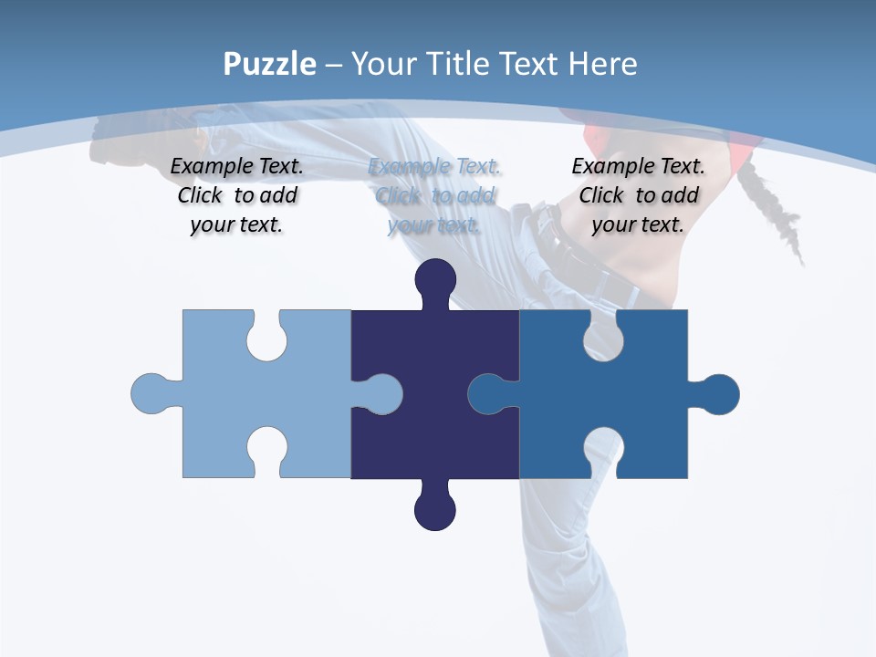 Style Jump Flexibility PowerPoint Template