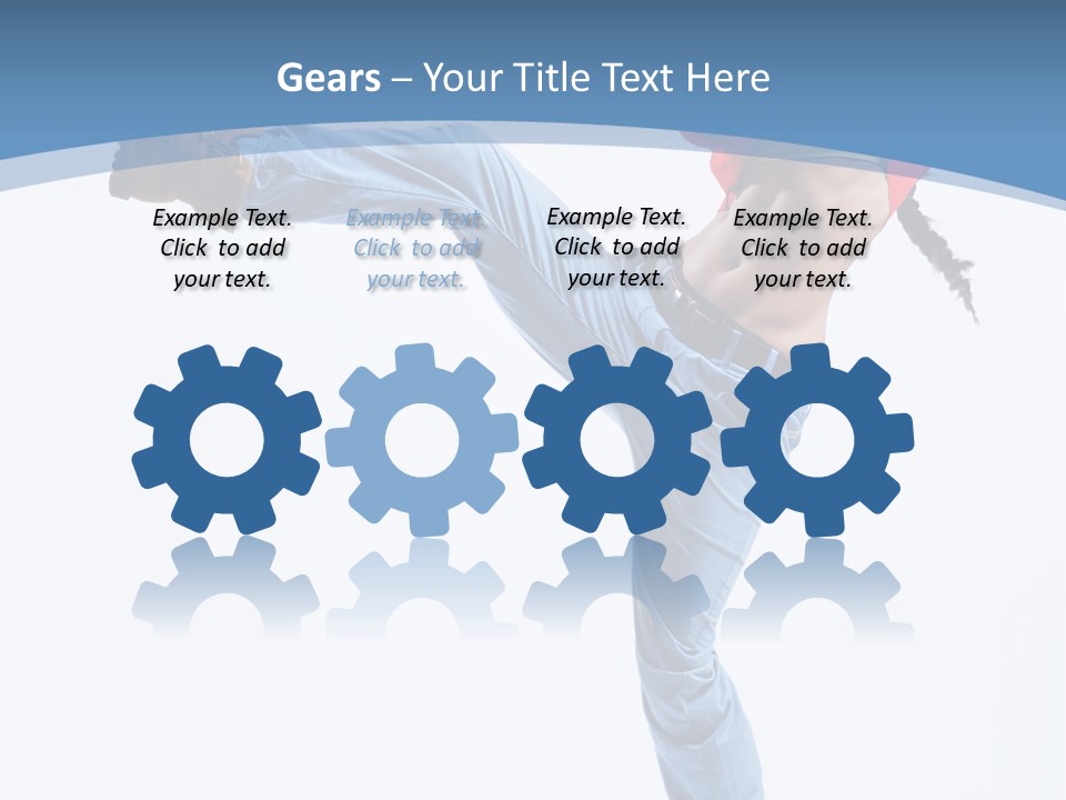 Style Jump Flexibility PowerPoint Template