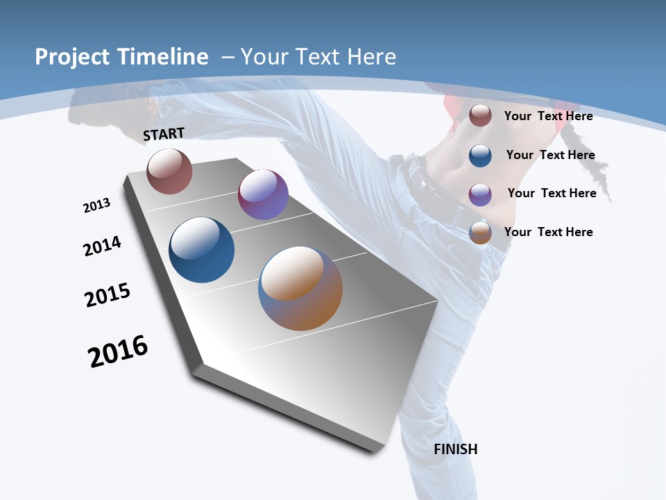 Style Jump Flexibility PowerPoint Template