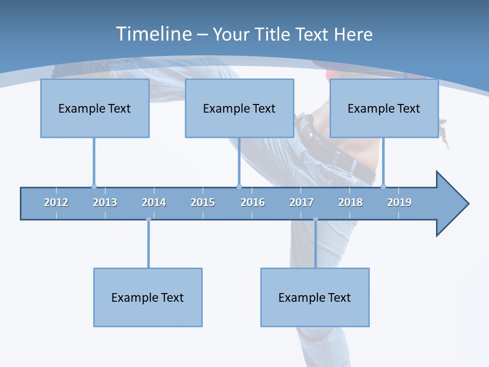 Style Jump Flexibility PowerPoint Template