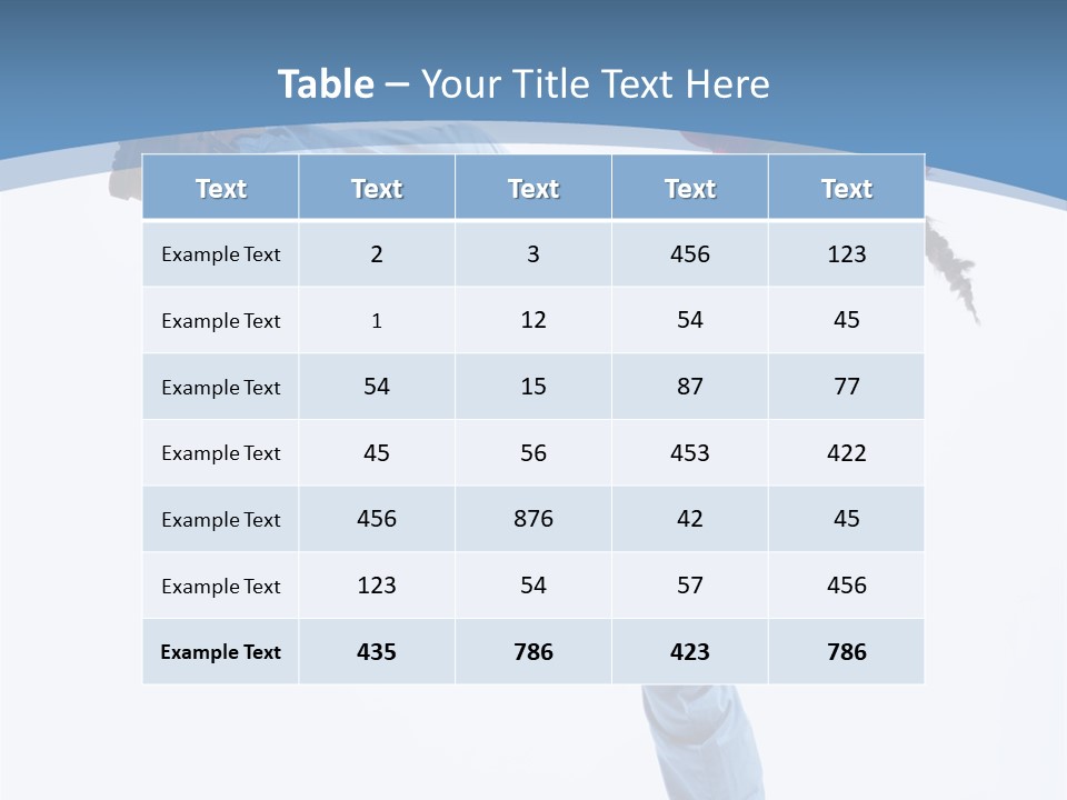 Style Jump Flexibility PowerPoint Template