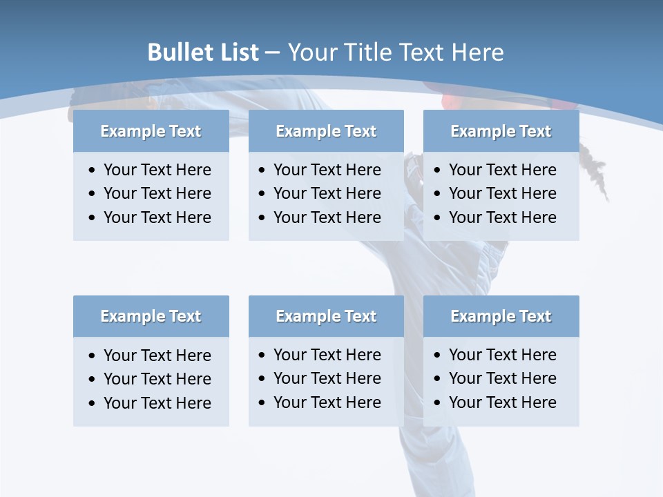 Style Jump Flexibility PowerPoint Template