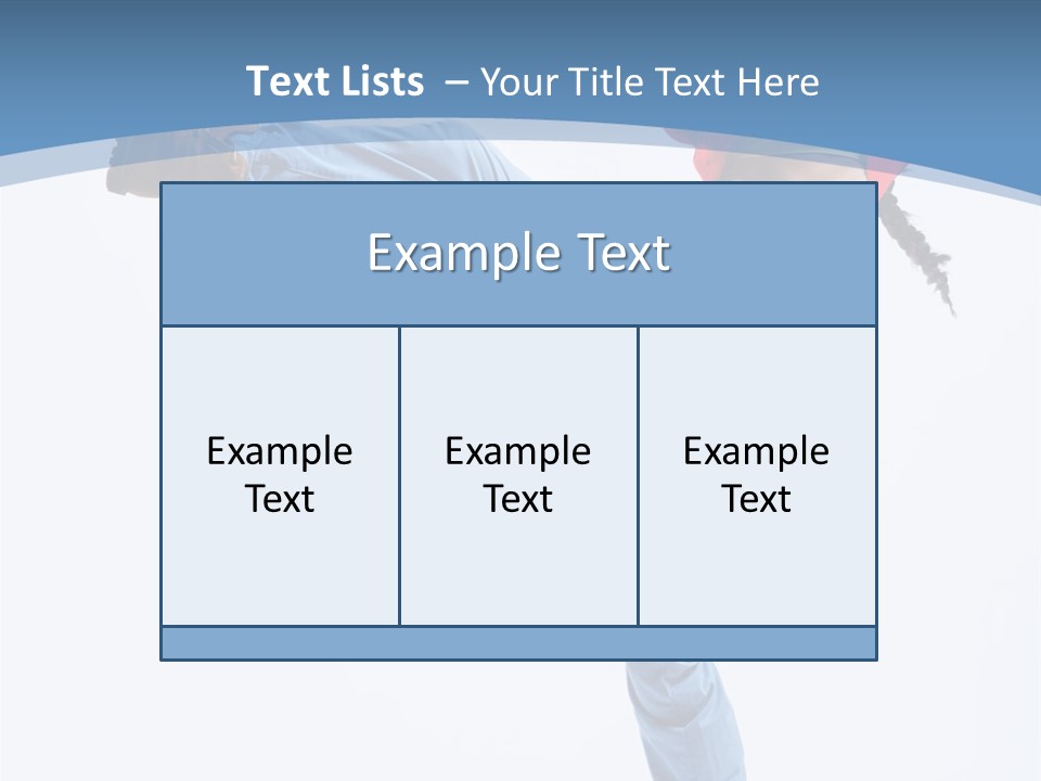 Style Jump Flexibility PowerPoint Template