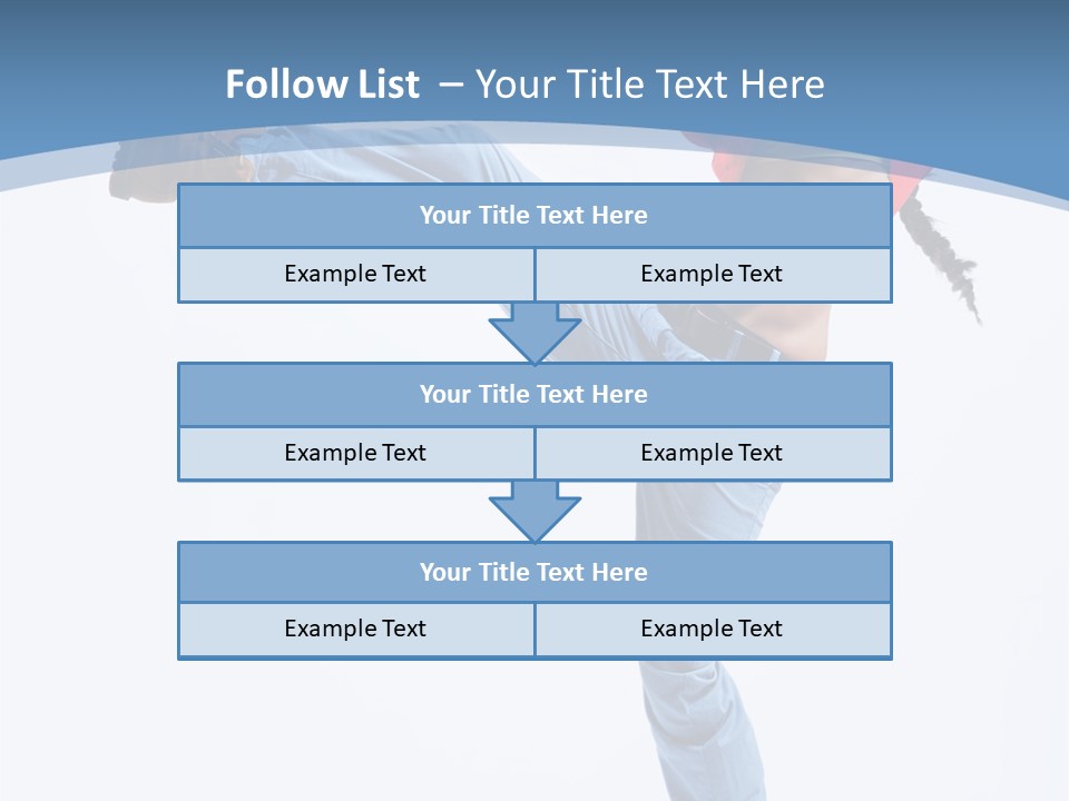 Style Jump Flexibility PowerPoint Template