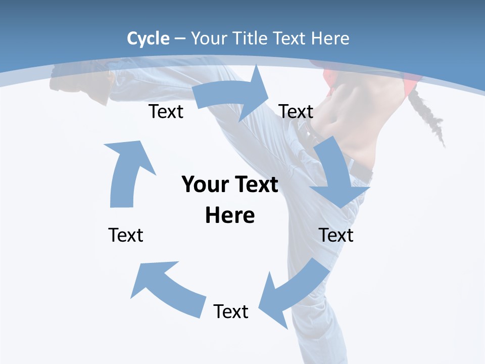 Style Jump Flexibility PowerPoint Template