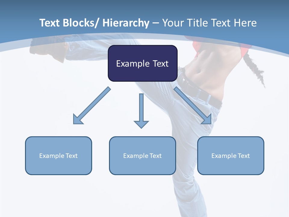 Style Jump Flexibility PowerPoint Template
