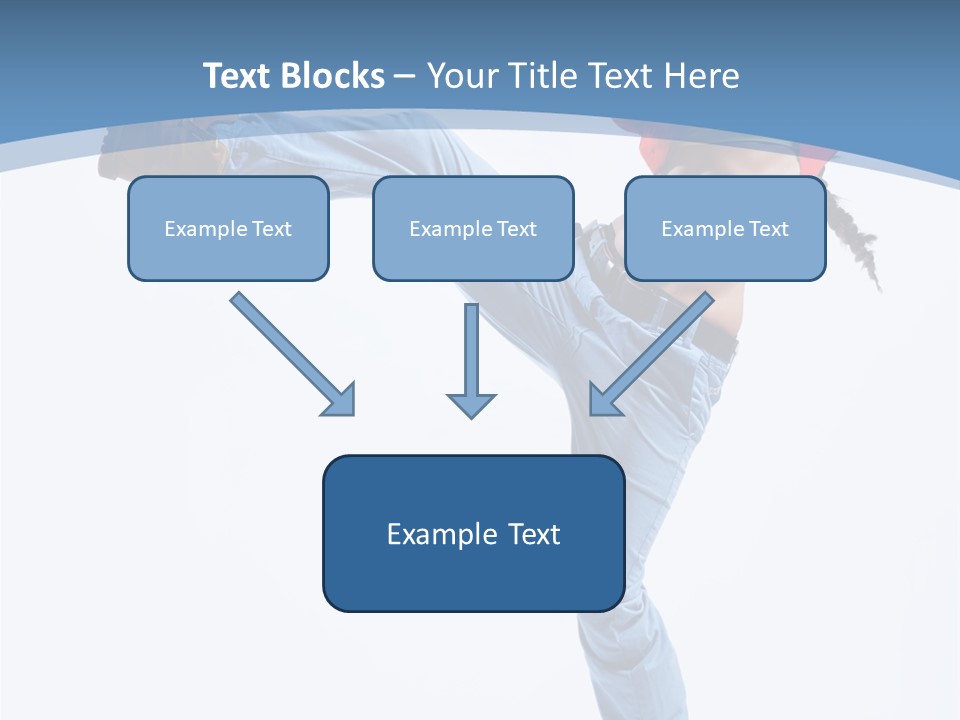 Style Jump Flexibility PowerPoint Template