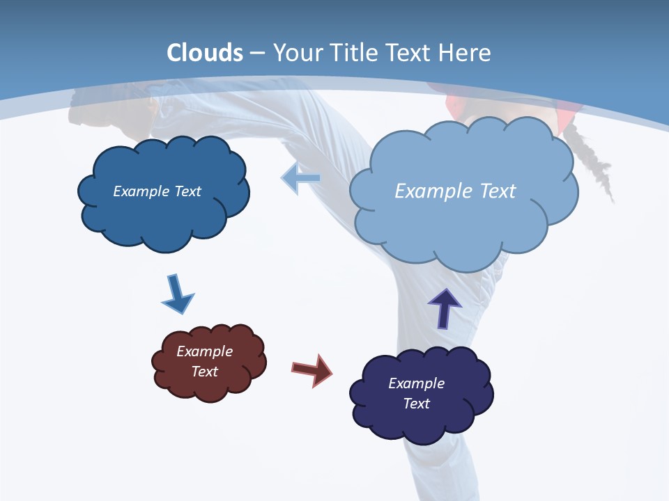 Style Jump Flexibility PowerPoint Template