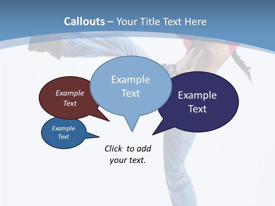 Style Jump Flexibility PowerPoint Template