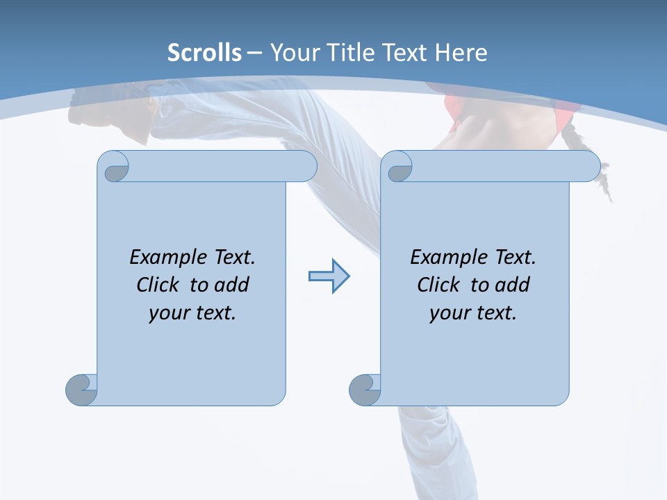 Style Jump Flexibility PowerPoint Template